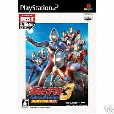PS2　ウルトラマン Fighting Evolution 3　新品・未開封 USE PS2 Ultraman Fighting Evolution 3 Japan PlayStation 2
