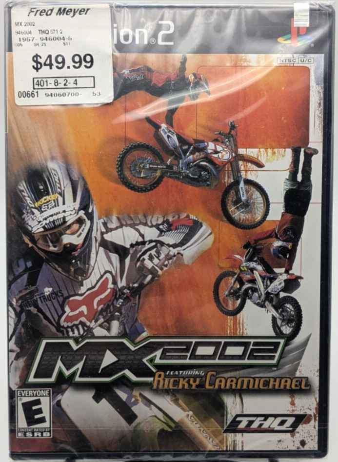 MX 2002 Featuring Ricky Carmichael (Sony PlayStation 2, 2001