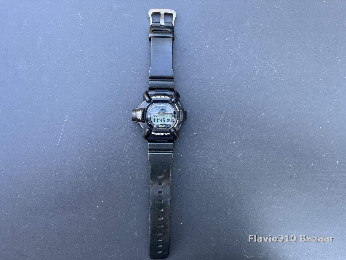 Rare 1997 Casio G-SHOCK DW-9100 (1663) Riseman Japan Y +++ Rare 1997 Casio G-SHOCK DW-9100 (1663) Riseman Japan Y +++