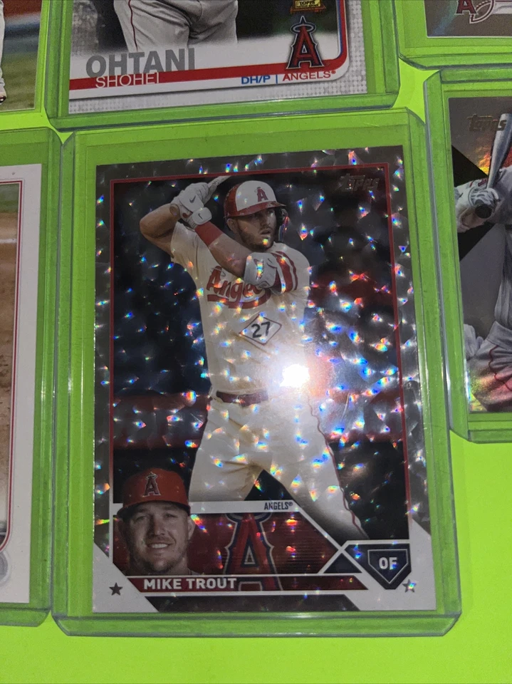 SHOHEI OHTANI 2019 TOPPS SERIES 1 ROOKIE CUP | 2023 MIKE TROUT BIG BOX FOIL - Image 4 of 4