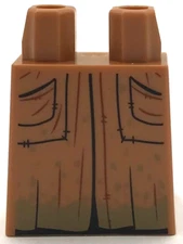 Lego New Medium Nougat Minifigure Lower Body Skirt with Large Pockets