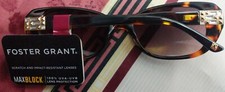 Foster Grant Resistant Lenses MaxBlock 100 UVA-UVB Lens Protection Glasses New