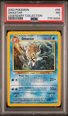 Omastar #58/110 2002 Legendary Collection Regular PSA 7 NM | eBay