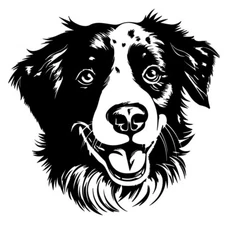Australian Shepherd Black Vinyl Decal Car Truck Windows laptop notebook Tumbler