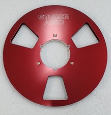 New! Red Studer A810 Nab 10.5" Inch Metal Reel For 1/4" Tape