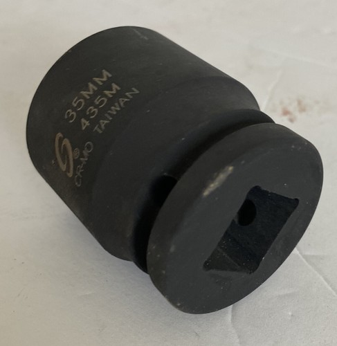 Sunex 435M 35mm 3/4" Drive 6 Point Shallow Impact Socket Metric Tools 6pt New - Picture 3 of 3