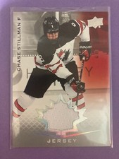 2021-22 UPPER DECK TEAM CANADA JUNIORS WHITE JERSEY CHASE STILLMAN #22