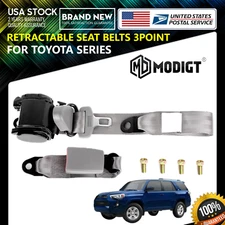 1PCS 140'' 3 Point Retractable Car Seat Lap Belt For Toyota FJ Cruiser 2007-2014