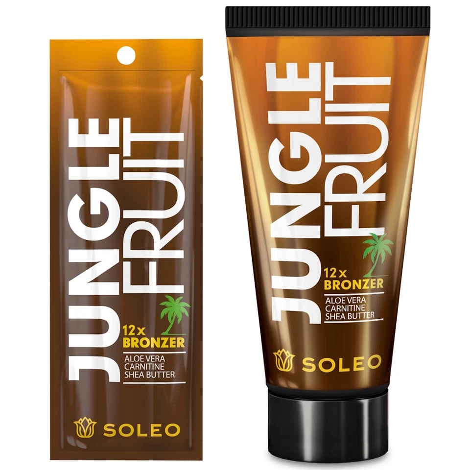 Soleo Jungle Fruit Bronzing sunbed tanning lotion cream Bottle or Sachet