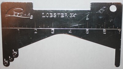 PROMAR AC-310 Aluminum Lobster/Crab Gauge. 5-3/4'' to 6-1/4''. NEW. Fishing. 7'' NR