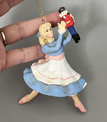Dancing Clara from The Nutcracker Ballet Ornament Midwest Of Cannon Falls VTG