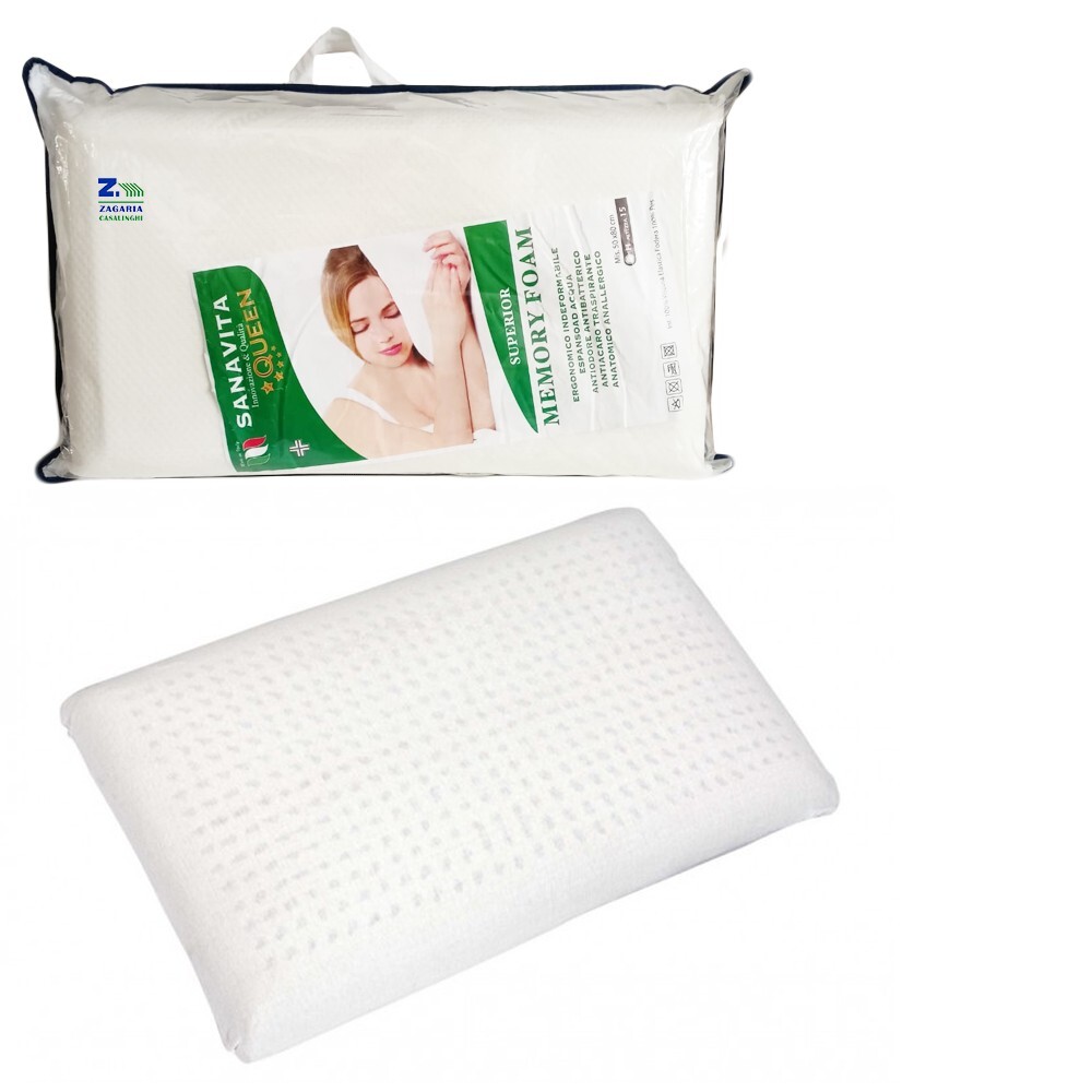 Guanciale Cervicale COMFOREL PARIGI AGR Certificato | Sostegno Differenziato, Fodera 100% Cotone, Anallergico