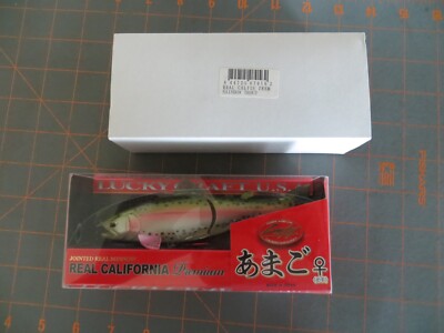 RARE Lucky Craft Real California Premium Rainbow Trout - Large Swimbait