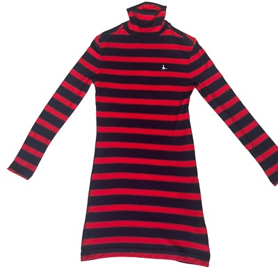 Jack Wills gilmerton knitted polo neck mini dress size UK UK
