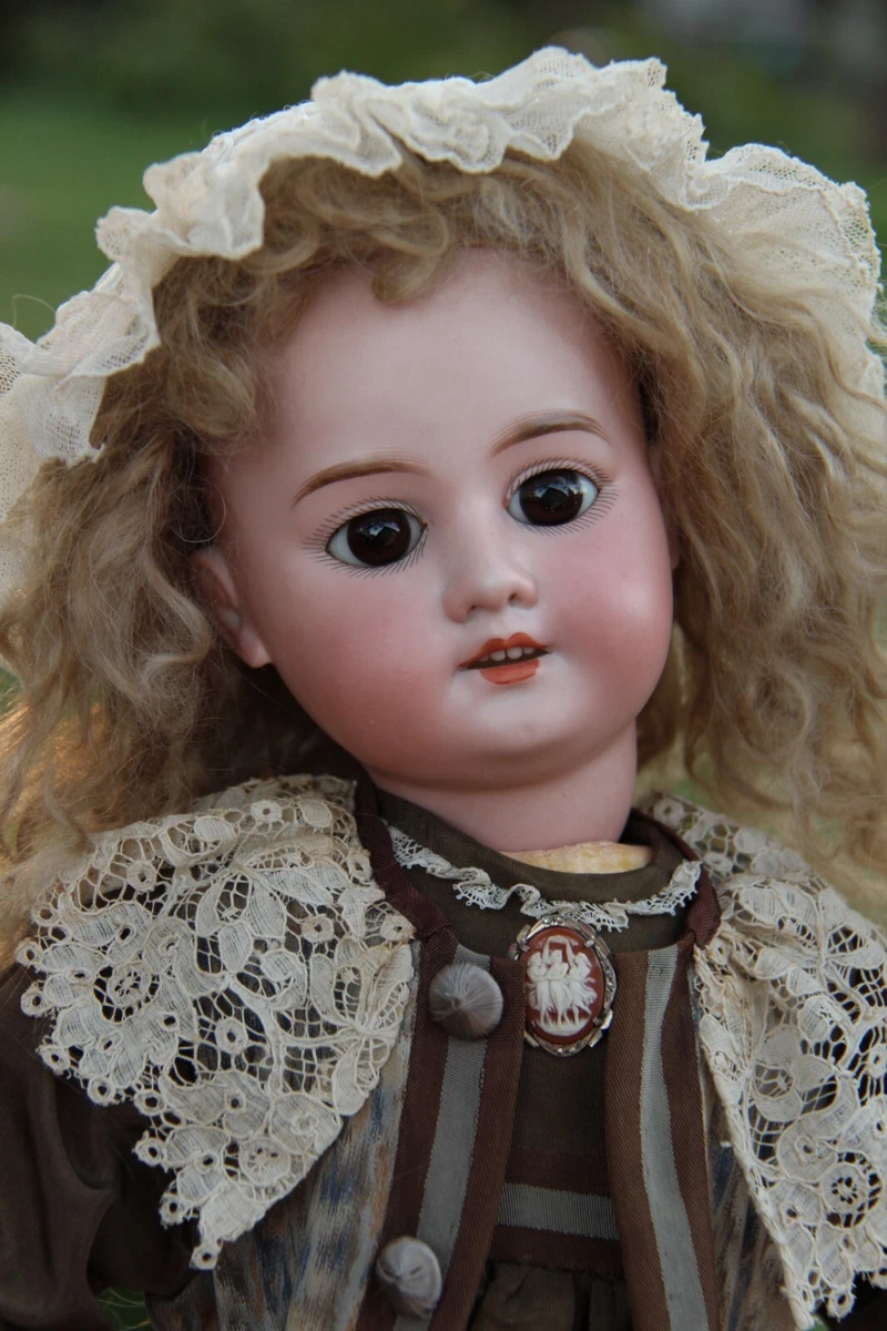 13.5 Antique Jumeau Open Mouth French Bisque Doll With extras – Antique  Center