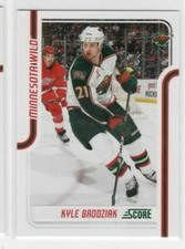Kyle Brodziak 11-12 Panini Score Hockey Base Common #238 Minnesota Wild