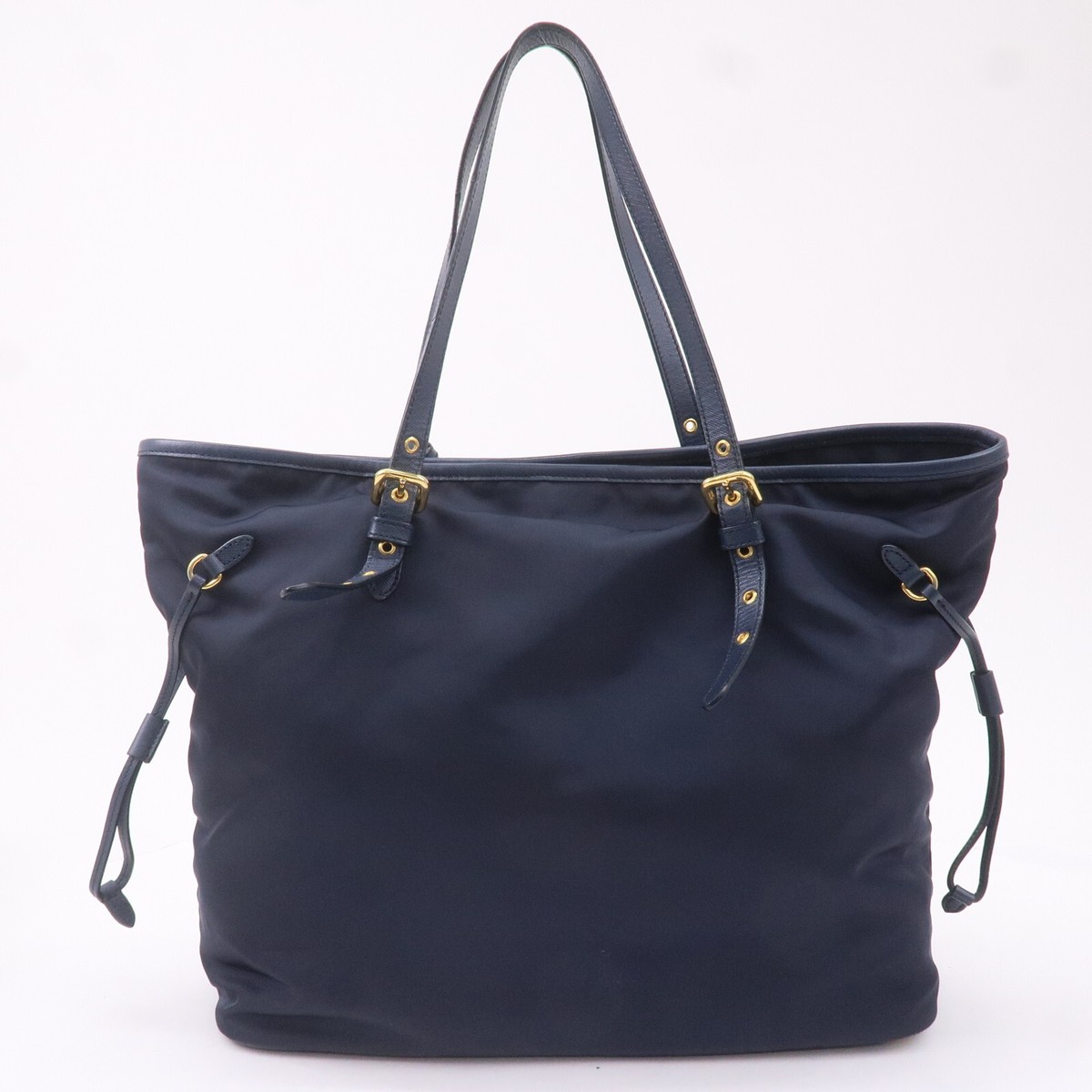 【ヴィンテージ】Rank:S☆プラダ NAVY ヴィッテロ トートバッグ s-l1200.jpg