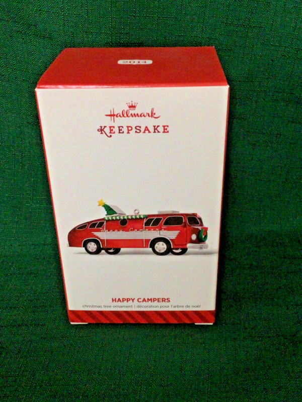 New 2014 Hallmark Keepsake Ornament Happy Campers Motorhome