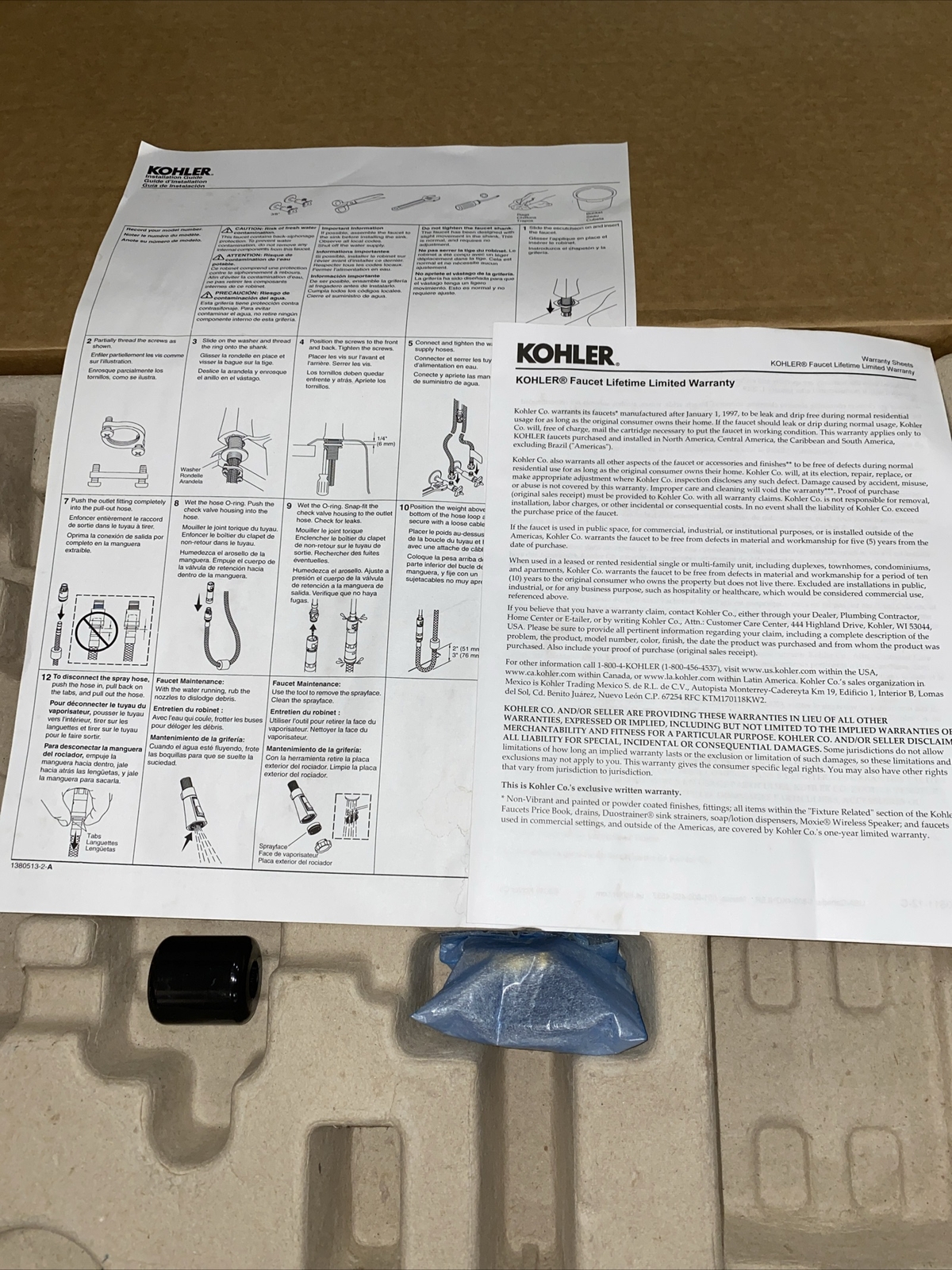KOHLER K-22062 Graze Pull-down kitchen sink faucet with three-function sprayhead — photo 2