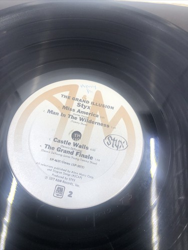 STYX The Grand Illusion Vinyl LP Record Album - Picture 16 of 24