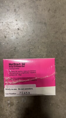 Lot 12, MBP 6002 HotStart 50  Storage Reaction Tubes, 20-50ul, Total 1152 tubes