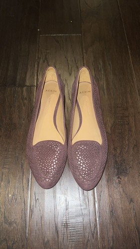 Aerin Gledstone Suede Cutout Flats 7.5