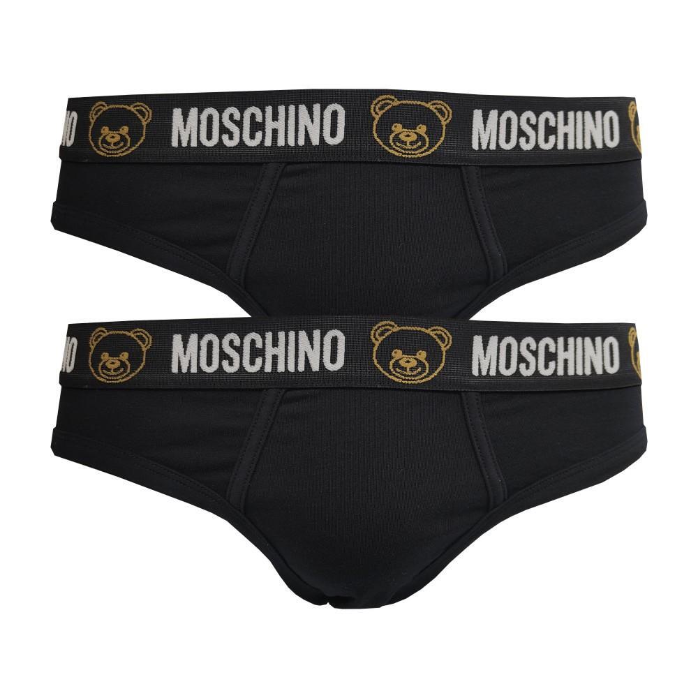 Confezione Slip Bassi per Uomo Moschino logo Orsetti