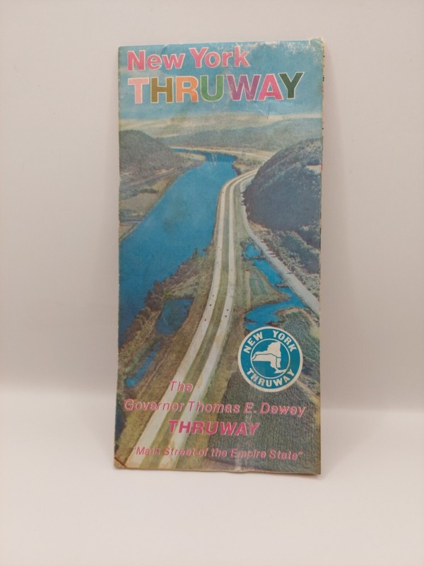 New York Thruway map 1976