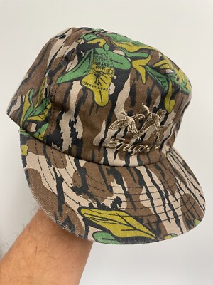 Delinquent Bros LEAF CAMO キャップ VTG Mossy Oak Greenleaf Snap On Tools Deer Duck Snapback Hat Camo