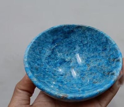 APATITE Bowl, Natural gemstone Hand Carved Bowl Home Decor for Chakra Balancing