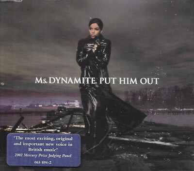 Ms Dynamite-Put Him Out 3-track+video enhanced CD single Polydor 2002