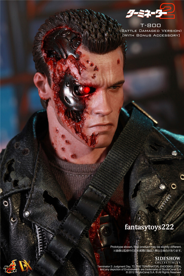 Hot Toys DX13 1/6 Terminator 2: Judgment Day T-800 Battle Damaged