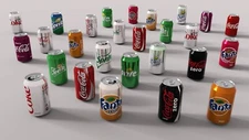 collectible drained & empty soda can sale bundle sale and flat rate shipping
