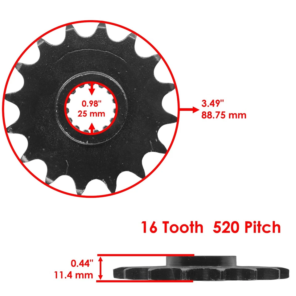 Drive Chain & Sprockets Kit for KTM 690 /Smr /Smc 2007-2017 - Image 3 of 4
