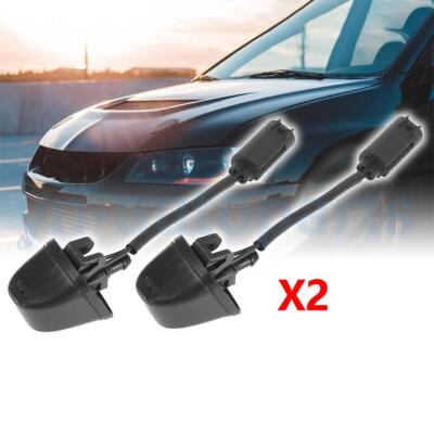 For BMW E90 E92 3-Series Windshield Washer Nozzle Sprayer Pair Heated 2006-2013