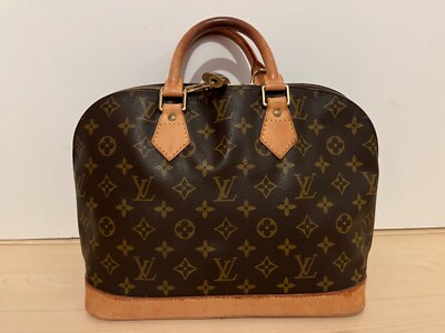 Louis Vuitton Alma Damenhandtasche aus Canvas