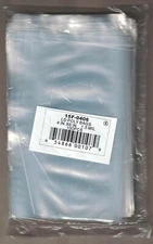100 4" x 6" LAY FLAT OPEN TOP/END 1.5 MIL LD POLY BAG 15F-0406