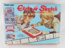 Etch A Sketch Magic Screen Vtg Drawing Game & Activity Center Ohio Art Toys 508