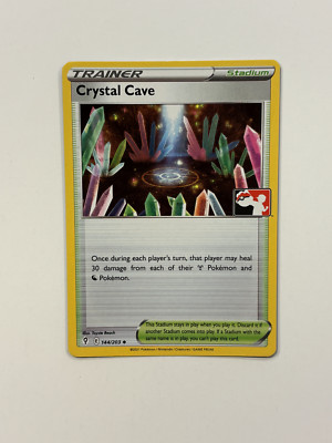 1x Crystal Cave 144/203 Pokemon Prize Pack Series 1 Evolving Skies variant G