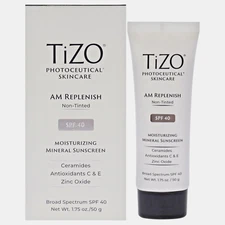 TIZO  Photoceuticals AM  Replenish Non-tinted Sunscreen SPF40  1.7oz   CERAMIDES