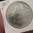 1884 $1 Morgan Silver Dollar