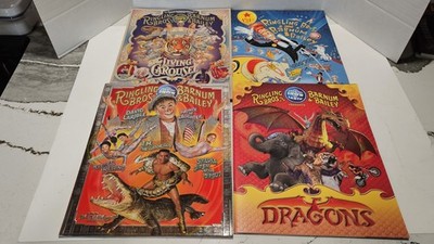 4 Ringling Bros. Barnum & Bailey Circus Programs 1999/2001/2002/2012