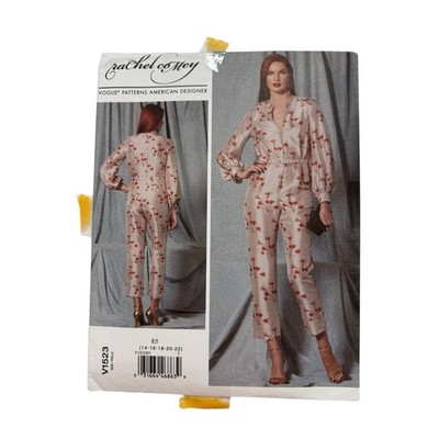 VOGUE Rachel Comey Semi-fitted Jumpsuit Pattern Uncut V1523 E5 14-16-18-20-22