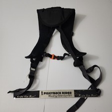 Piggyback Rider Scout Standing Child Carrier No Child Harness Black