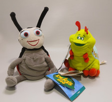 Lot Of 2 Vintage Disney A Bug's Life Mini Bean Bag Plush Toys