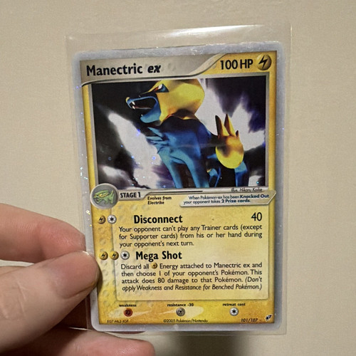 Pokemon TCG Manectric ex 101/107 EX Deoxys Ultra Rare Regular Eng Stage 1 100 HP