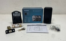 TEEHO TE001 Keypad Digital Deadbolt Keyless Entry Electronic Door Lock Black