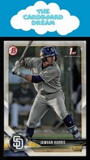 Jawuan Harris 2018 Bowman Draft #BD-85 1st Bowman San Diego Padres Baseball Card