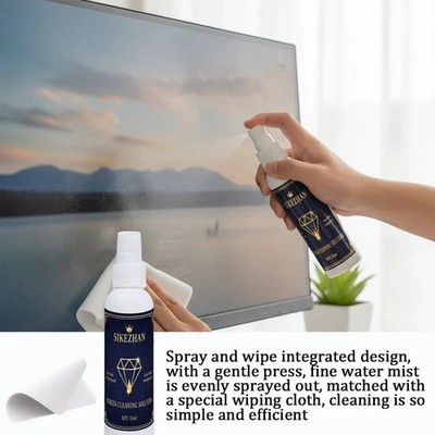 Universal Screen Cleaner Spray Kit with Cloth for Phone Laptop TV LCD LED