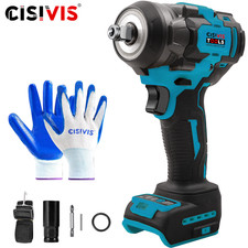 1500Nm Cordless Impact Wrench 1/2" Brushless Drill Driver For Makita 18V Battery